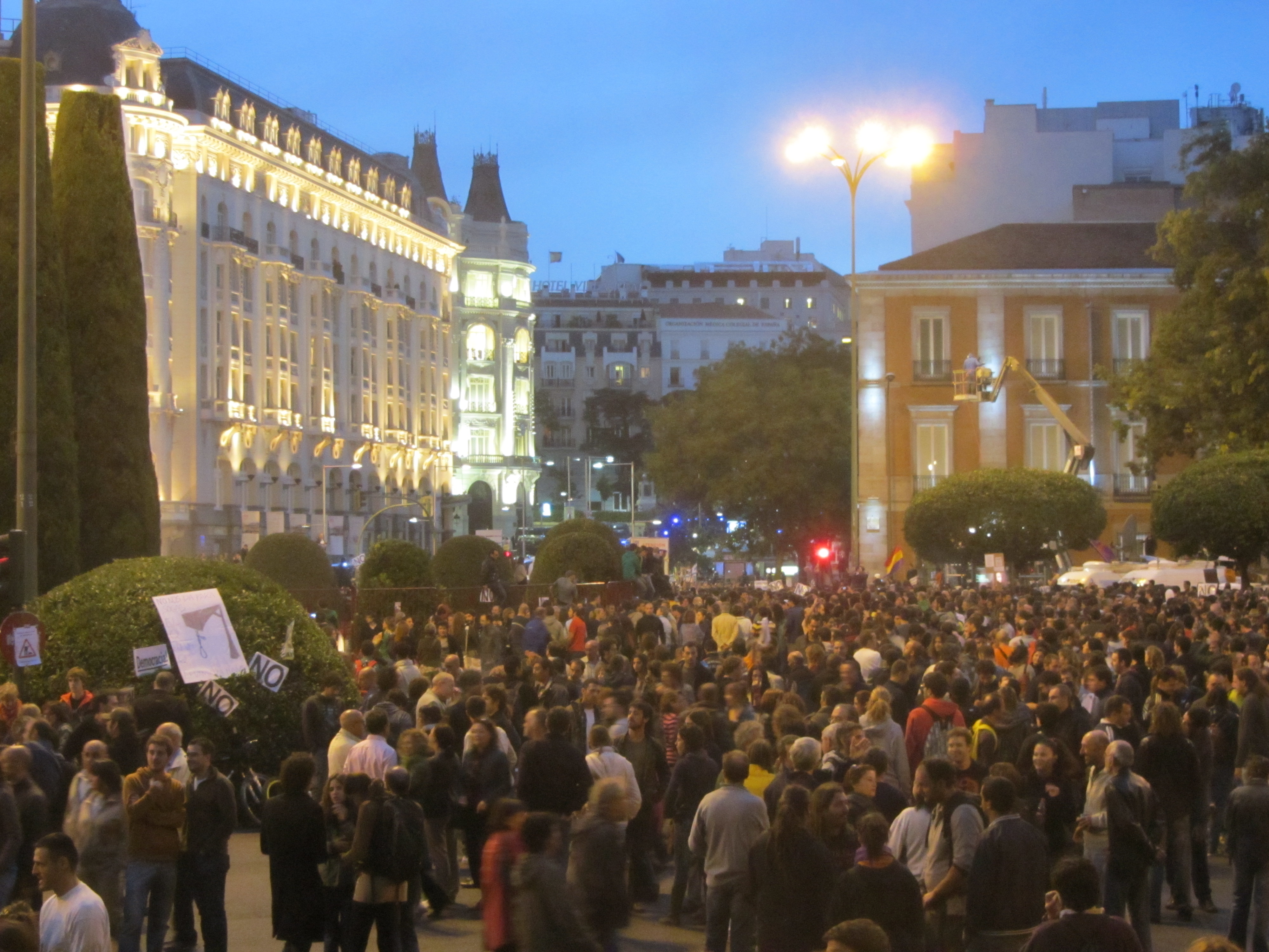 manifestación en Madrid